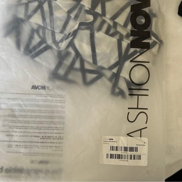 Body suit. Mesh body suit - Picture 11 of 11